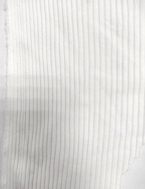 Трикотажная ткань Лапша цв.Белый