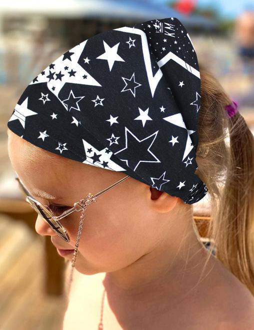 Бандана детская ПРЕМИУМ цв.STAR KM Черный