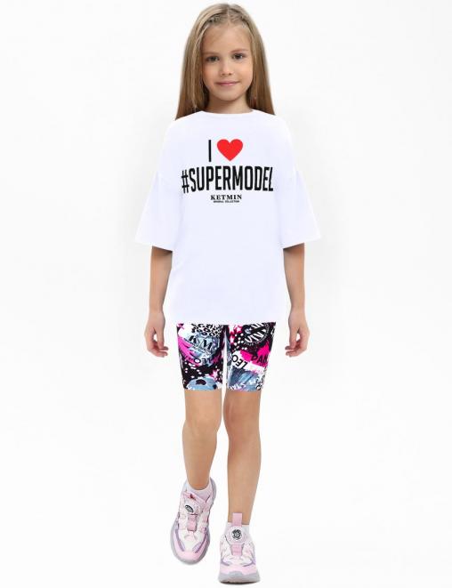 Велосипедки для девочки DG цв.ПАНДА ЛЕО