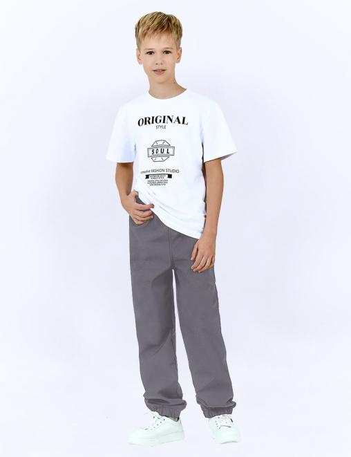 Брюки детские демисезонные KETMIN цв.Серый/салатовый