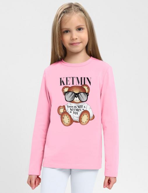 Лонгслив детский KETMIN МИШКА TOY цв.Розовый