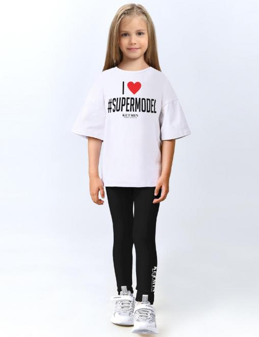 Легинсы детские KETMIN с ЛОГО цв.Чёрный