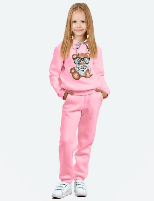 Детский костюм с начёсом KETMIN МИШКА TOY цв.Розовый