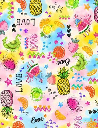 Кулирка с лайкрой ПЕНЬЕ Диджитал ш/полотно Экзофрукты