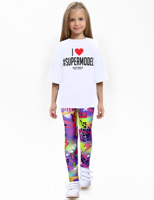 Легинсы детские PREMIUM KETMIN LOVELY цв.Сиреневый Легинсы детские PREMIUM KETMIN LOVELY цв.Сиреневый