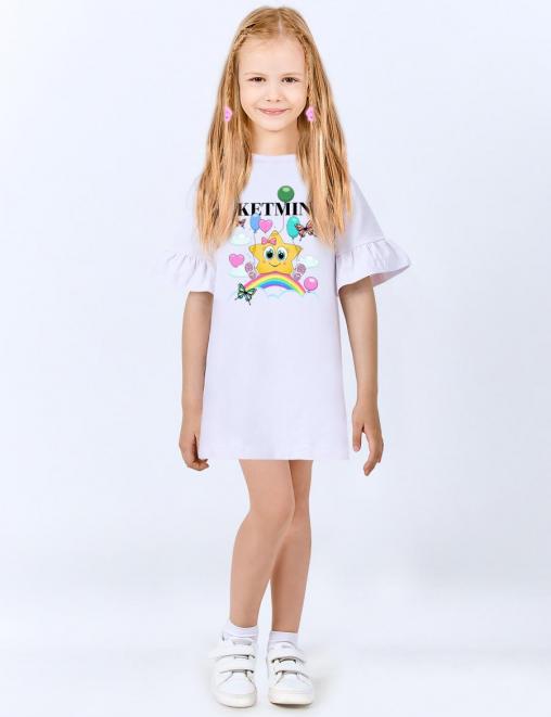 Платье для девочки KETMIN STAR MINI цв.Белый