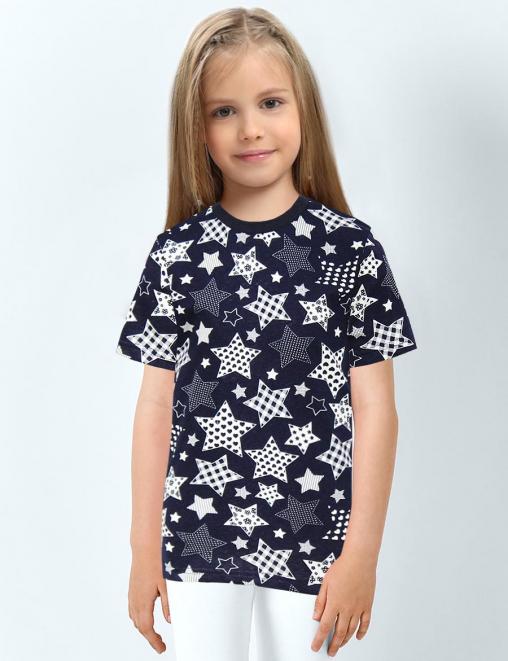 Футболка детская KETMIN HOME рис.Звездочки синий
