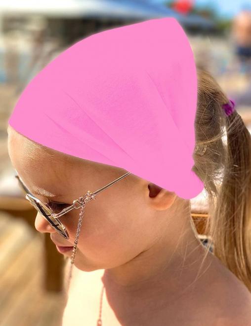 Бандана детская ПРЕМИУМ цв.Розовый Яркий