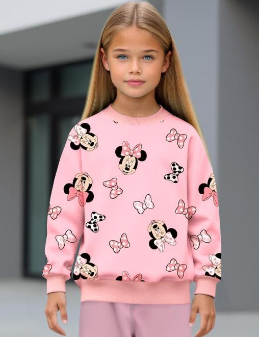 Свитшот детский KETMIN ТИП ТОП цв.Минни Улыбашка розовый