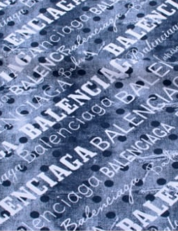 Рибана с лайкрой начес ДЖИНС цв.синий Европа