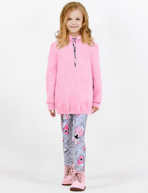 Костюм для девочки KETMIN ПИНГВИНЫ с начесом цв.Розовый