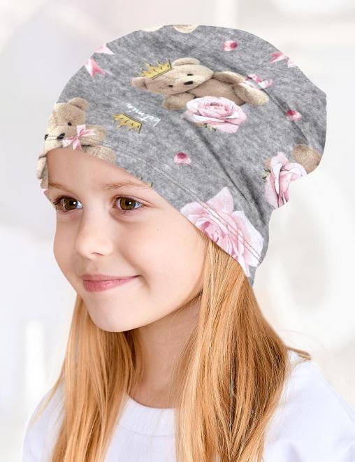 Шапка летняя тк.Кулирка Мишка ROSE