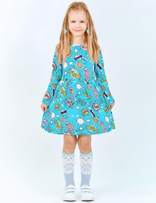 Платье для девочки KETMIN UNIVERSAL цв.BOOM Бирюза