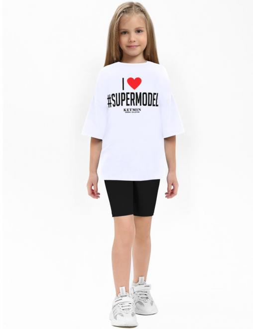 Велосипедки для девочки FITNESS цв.Черный