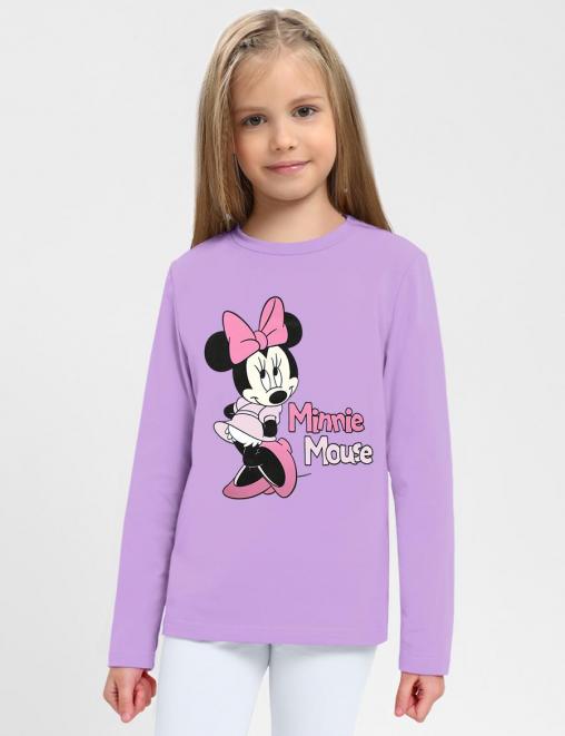 Лонгслив для девочки KETMIN МИННИ цв.Сиреневый