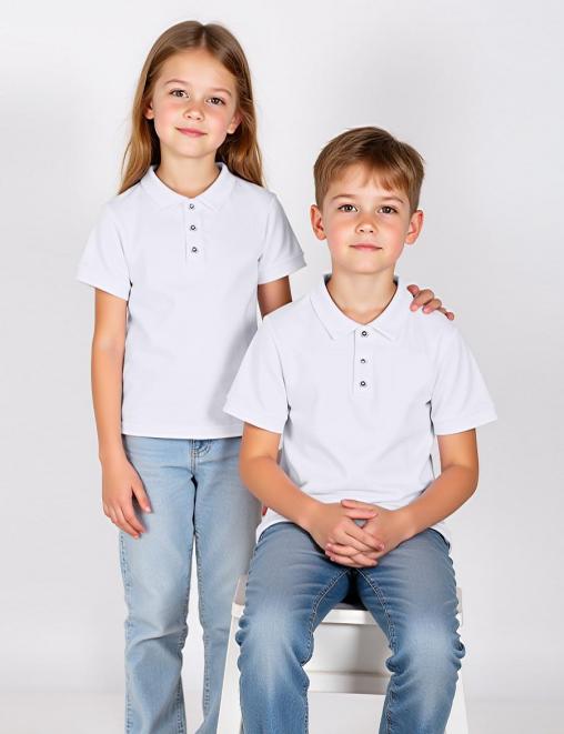 Футболка Поло KМ  цв.Белый