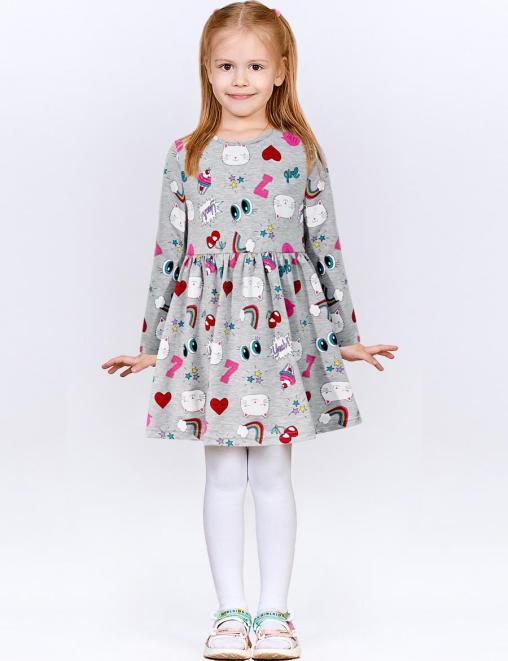 Платье для девочки KETMIN UNIVERSAL Stretc цв.Хей Хей серый