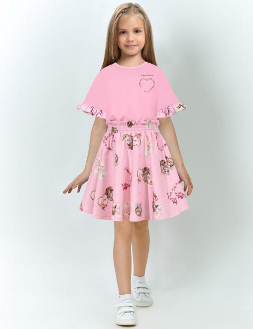 Костюм летний для девочки KETMIN АНГЕЛ ЭЛЕГАНТ цв.Розовый