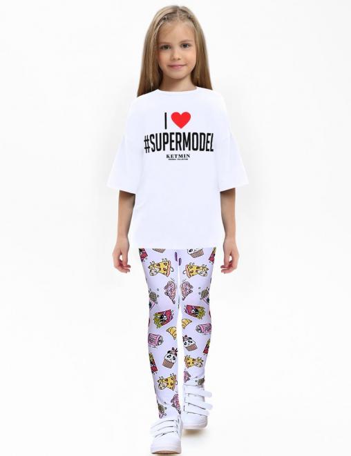 Легинсы детские KETMIN SWEET цв.Белый