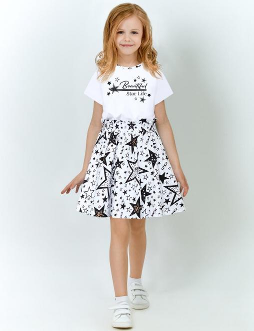 Костюм для девочки KETMIN HAPPY NICE цв.STAR KM Белый