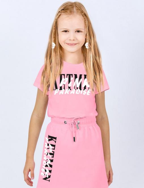 Футболка для девочки KETMIN PARADISE цв.Розовый