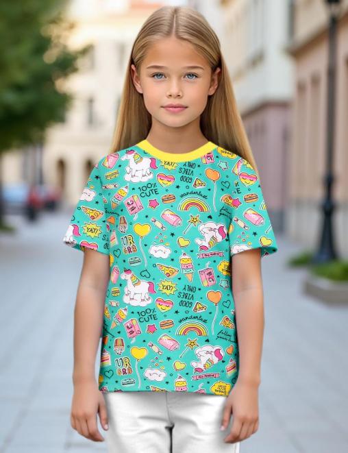 Футболка детская KETMIN HOME RS рис.Праздник зеленый