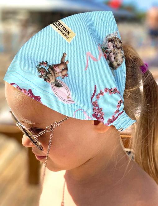 Бандана детская ПРЕМИУМ цв.Ангел бирюза