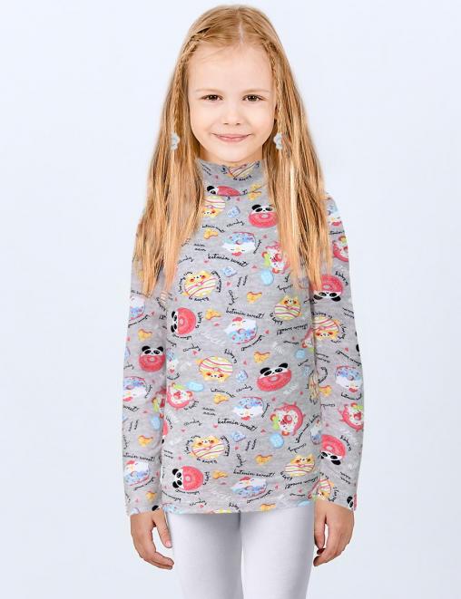 Водолазка детская KETMIN ЛАЙТ ПОНЧИКИ цв.Серый