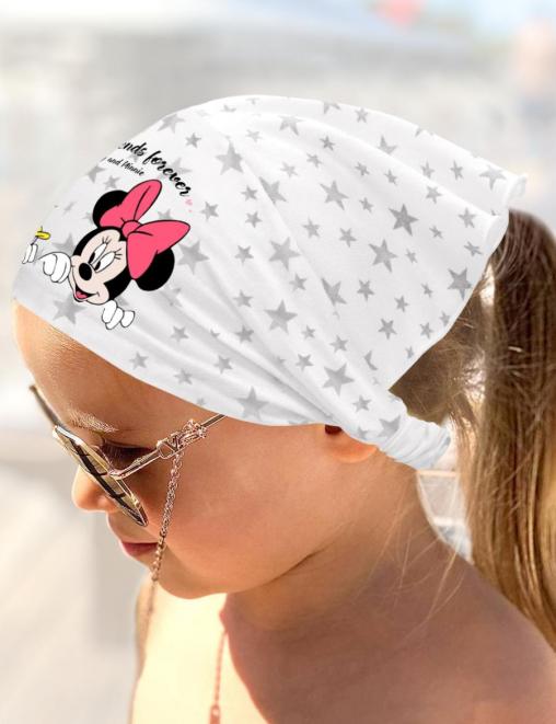 Косынка-бандана СОЛНЫШКО ПОДРУЖКИ цв.Белый звезды