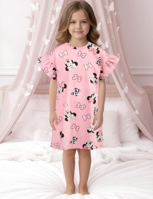 Сорочка детская KETMIN НОЧКА цв.МИННИ УЛЫБАШКА розовый