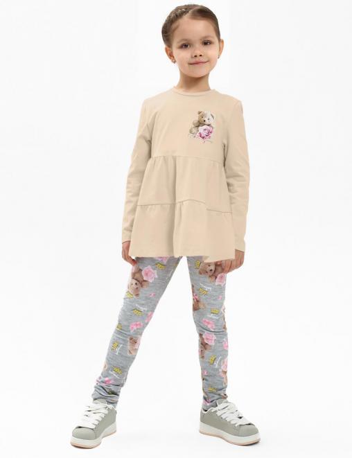 Костюм для девочки KETMIN МИШКА ROSE цв.Бежевый