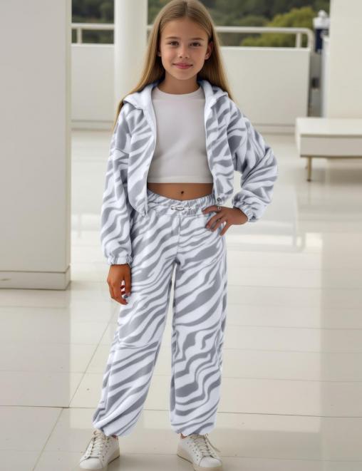 Костюм флисовый КЕТМИН МИЛАН FLEECE цв.Зебра серая