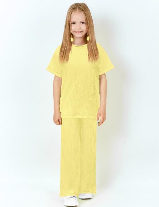 Костюм KETMIN ПРИВИЛЕГИЯ ПРЕМИУМ цв.Жёлтый (Футболка/Брюки)