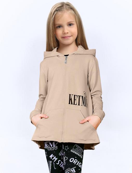 Толстовка на молнии KETMIN CLUB цв.Бежевый светлый