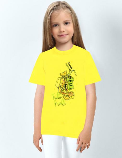 Футболка детская KETMIN HOME PR ЛИМОНАД цв.Желтый Яркий