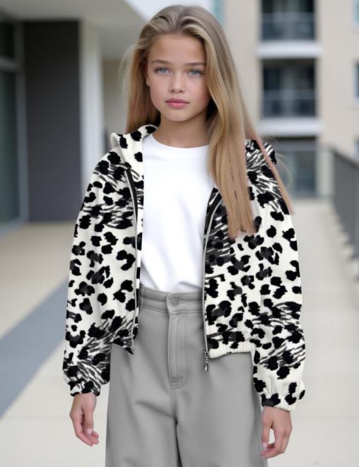 Толстовка флисовая KETMIN МИЛАН FLEESE цв.Лео Барс белый