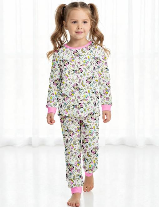 Пижама детская KETMIN НОЧКА MINNIE MUSIC с начесом