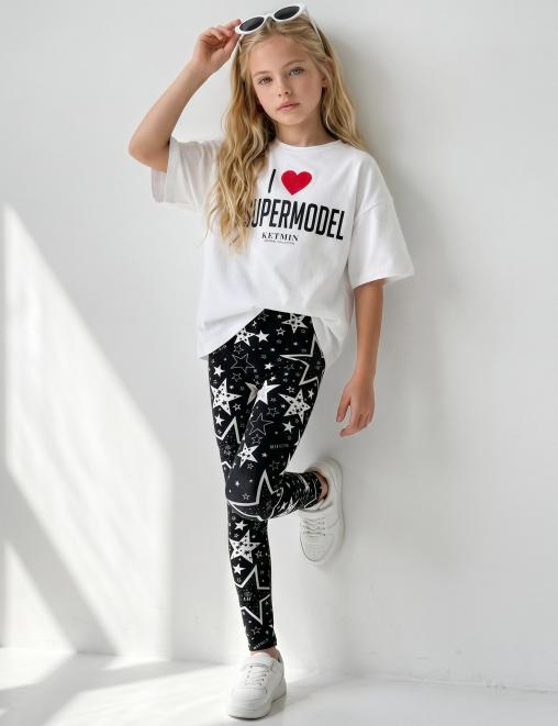 Легинсы детские PREMIUM KETMIN STAR KM цв.Чёрный