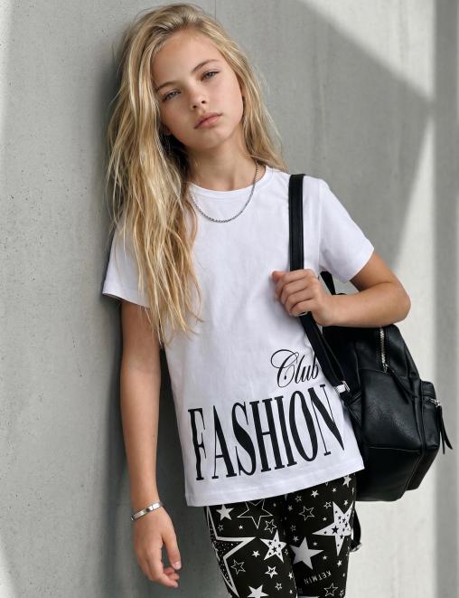 Футболка для девочки KETMIN FASHION CLUB цв.Белый
