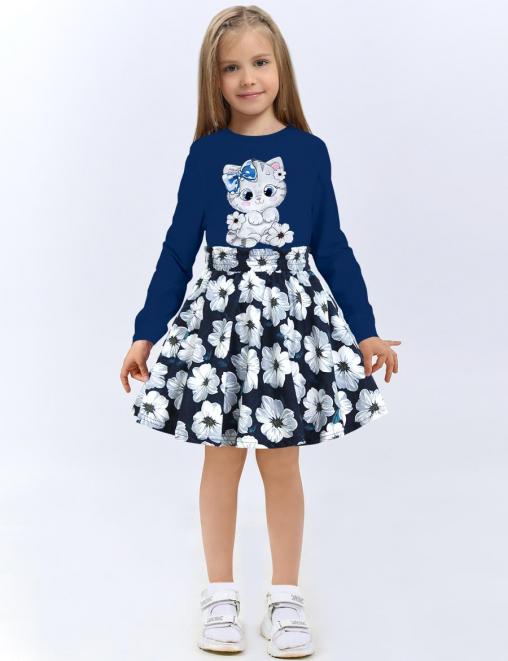 Костюм для девочки KETMIN LONG HAPPY НЕЗАБУДКА цв.Синий Костюм для девочки KETMIN LONG HAPPY НЕЗАБУДКА цв.Синий