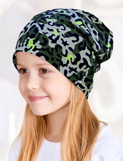 Шапка тонкая Футер цв.Лео