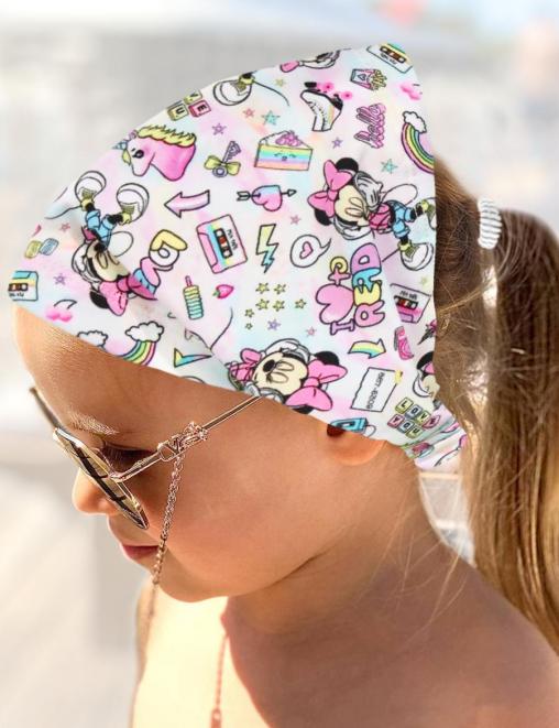 Бандана детская ХЛОПОК цв.Minnie music розовый