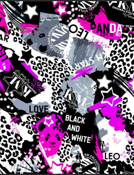 Кулирка с лайкрой ПЕНЬЕ Диджитал ш/полотно Панда Лео