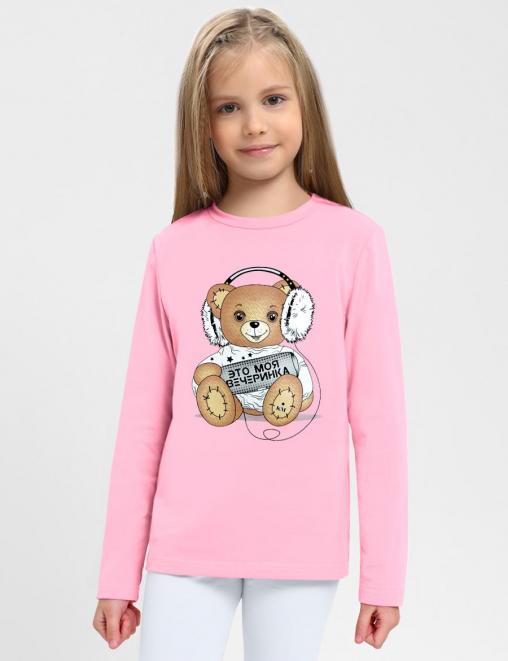 Лонгслив детский KETMIN ВЕЧЕРИНКА цв.Розовый