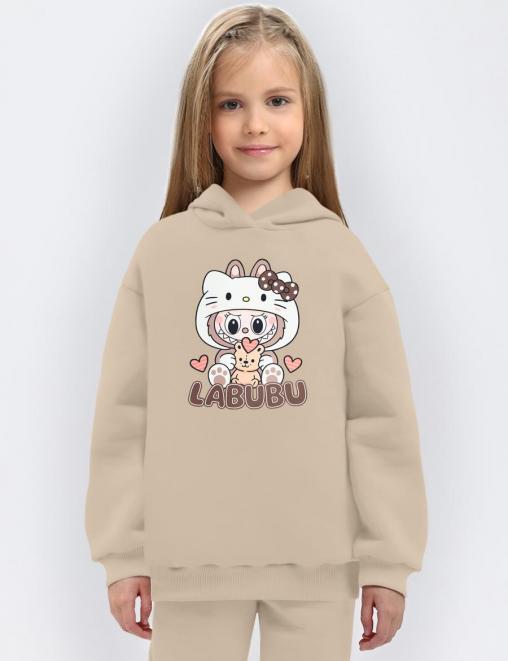 Худи детское ЛАБУБУ цв.Бежевый