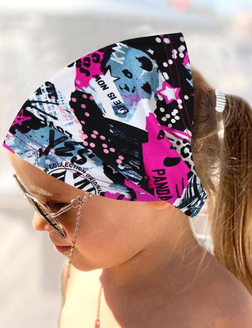 Бандана детская ПРЕМИУМ цв.Панда Лео