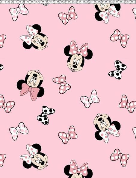 Кулирка ХЛОПОК ОЕ ш/полотно Минни Улыбашка цв.Розовый