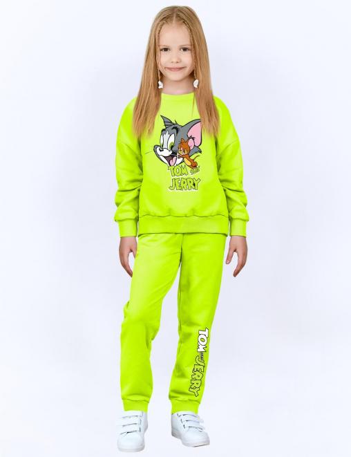 Костюм детский KETMIN СЕЛФИК ПРИВЕТ ТОМ И ДЖЕРРИ цв.Салатовый