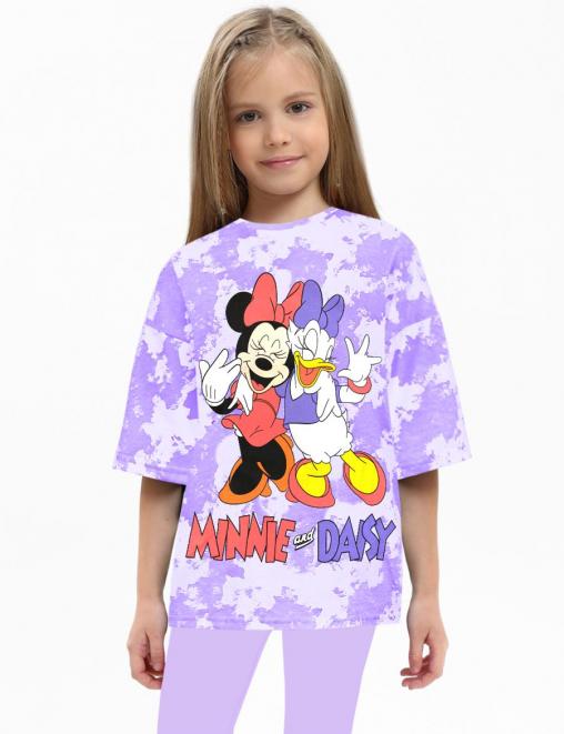 Футболка для девочки KETMIN ПОДРУЖКИ цв.Тай Дай Сиреневый