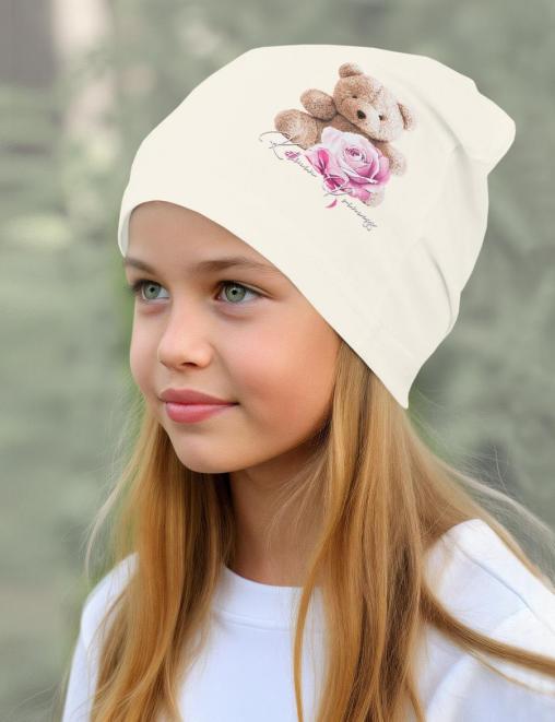 Шапка летняя Мишка ROSE цв.Шампань